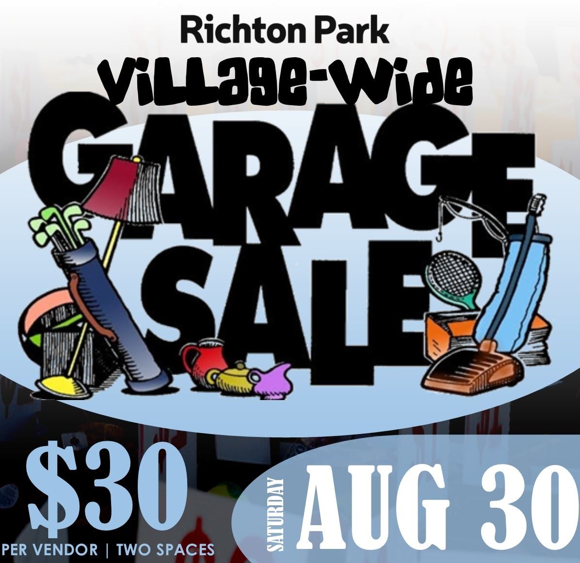 Village Garage Sale SUMMER 2025 sq
